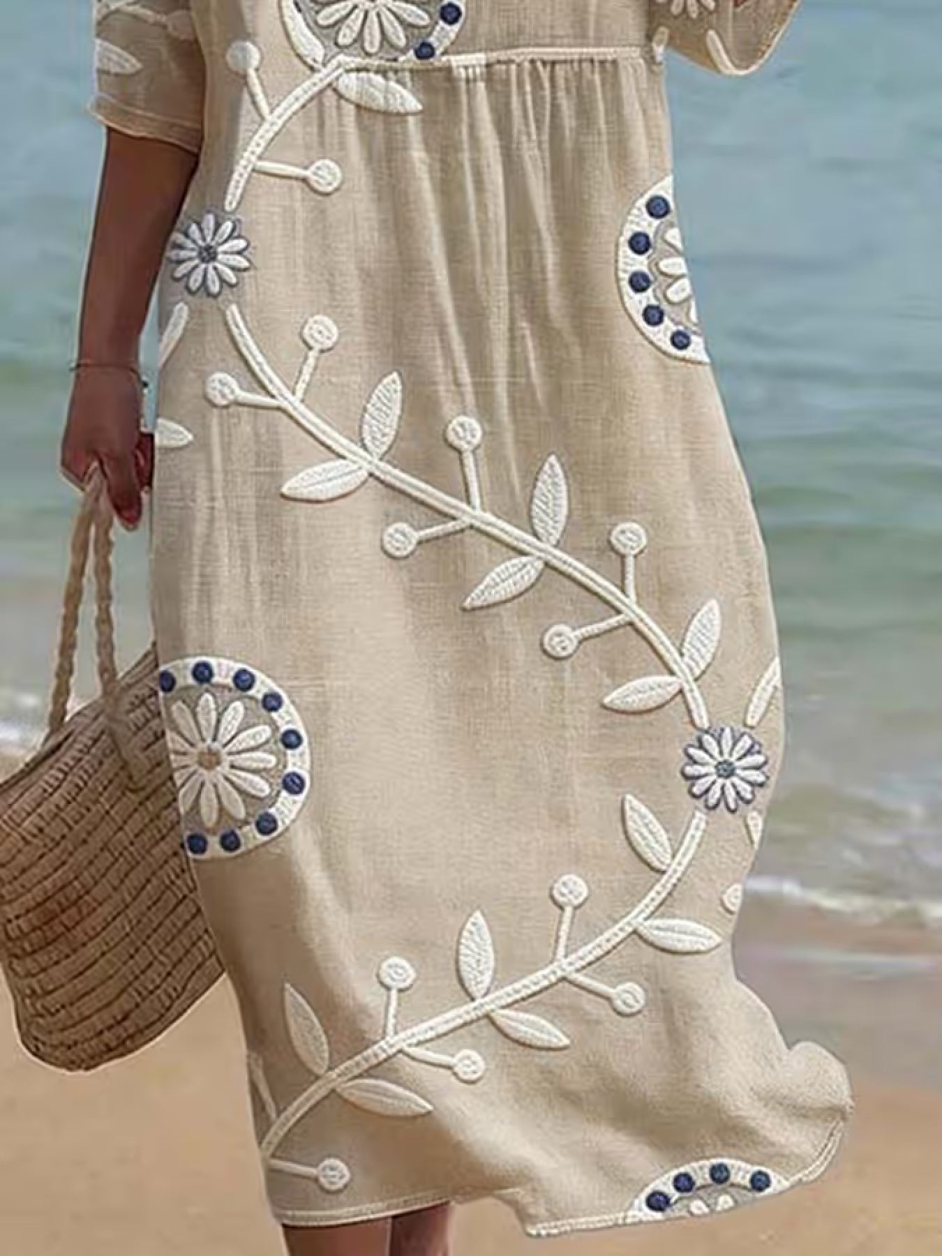 Charlotte | Elegant Mid Sleeve Dress