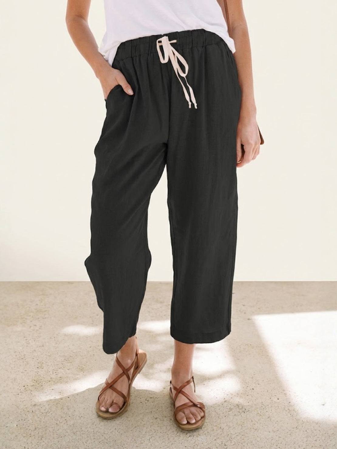Vivian | Women's Slim Fit Casual Drawstring Pants