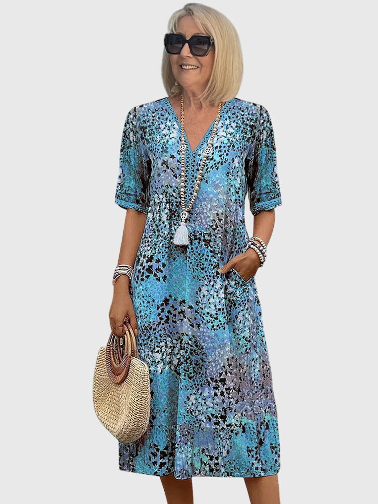 Bella | Women's Floral Midi Summer Dress