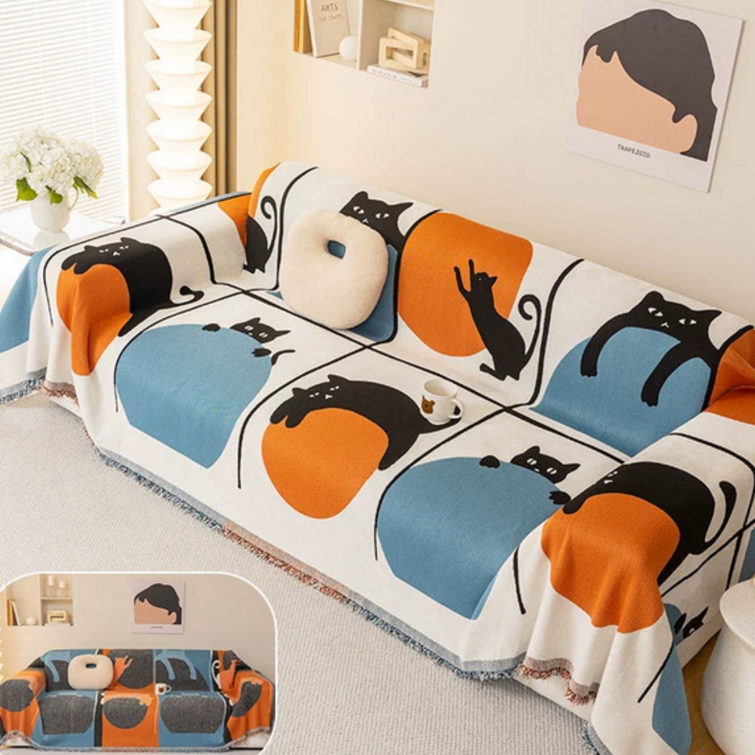 Bellavue Catwalk Woven Couch Cover