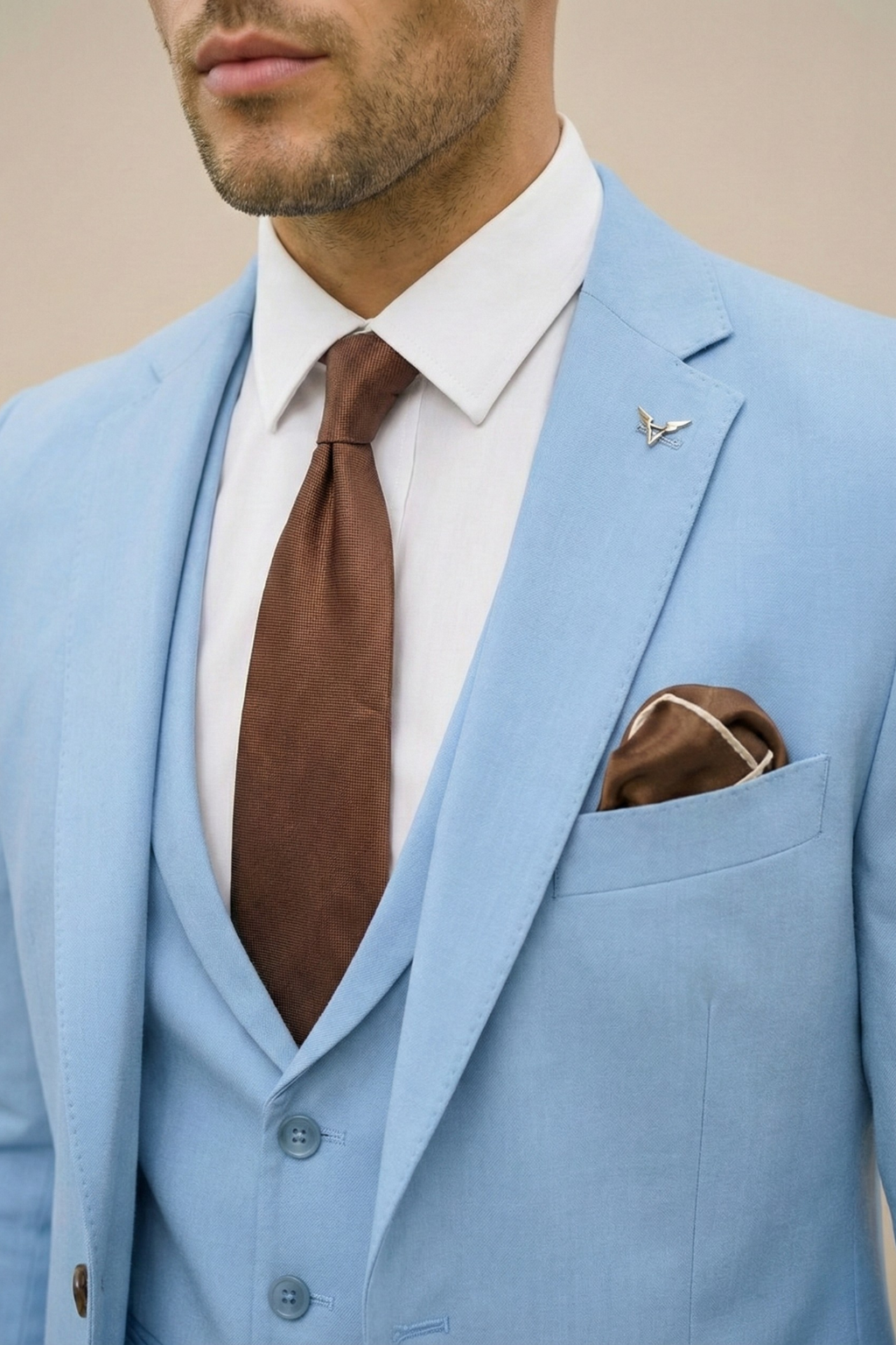 Cameron | Men's Suit Modern Three Piece Set for Weddings