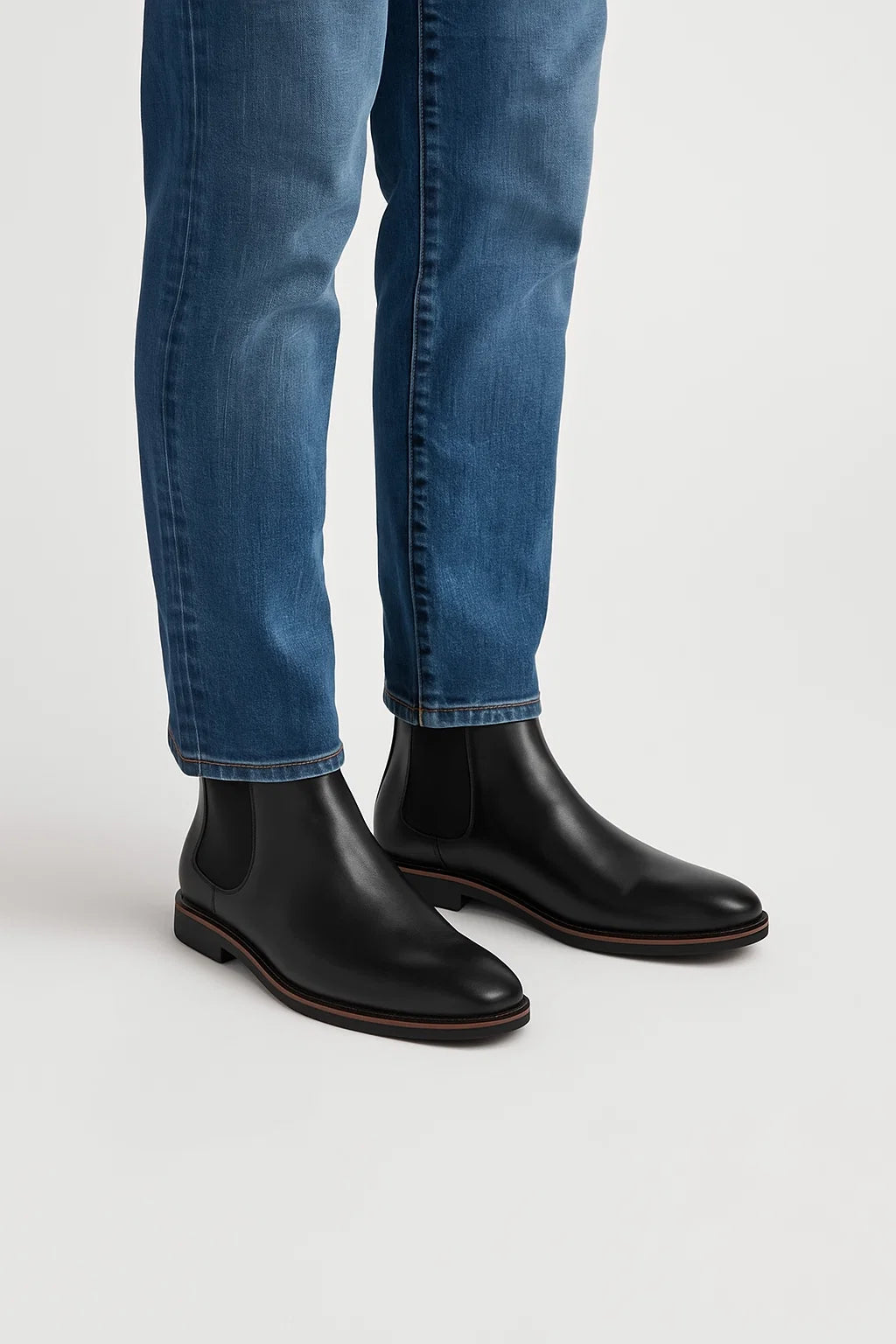 Charlie | Men's Chelsea Boots Synthetic Leather Slip-On