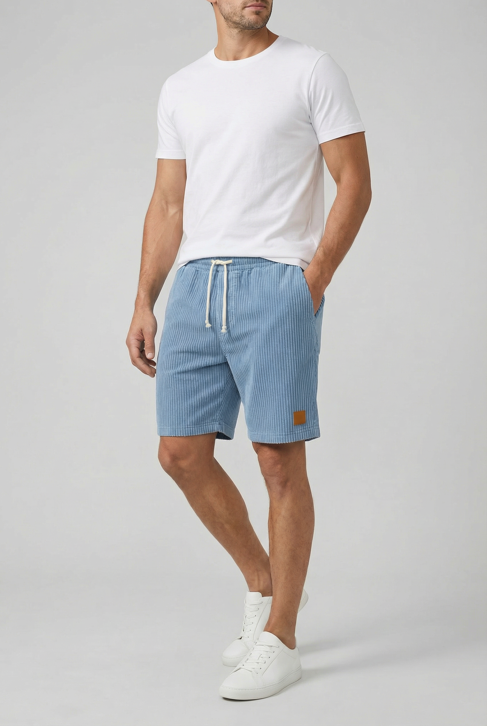 Charlie | Men's Corduroy Retro Casual Shorts
