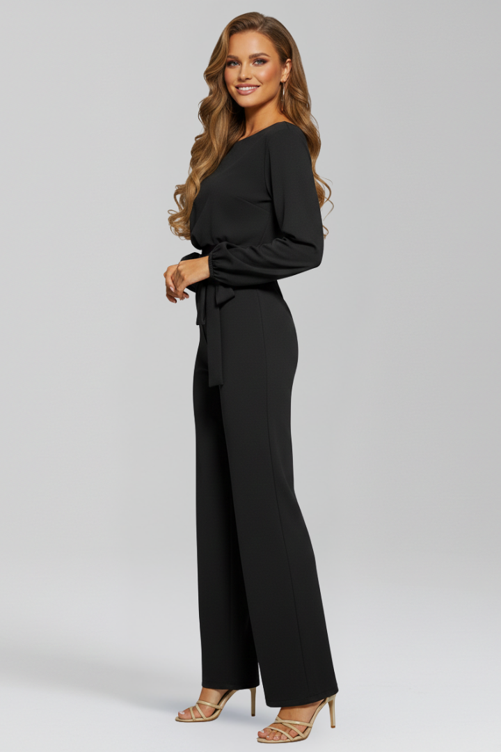 Clara | Women's Classic Tie-Waist Jumpsuit
