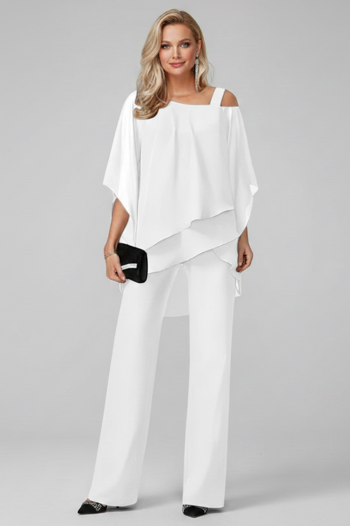 Justine | Women's Off-Shoulder Wide-Leg Jumpsuit