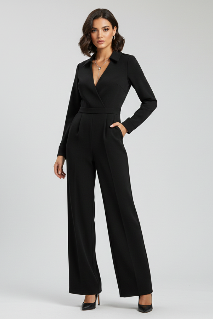 Dawn | Women's Tailored Wide-Leg Jumpsuit