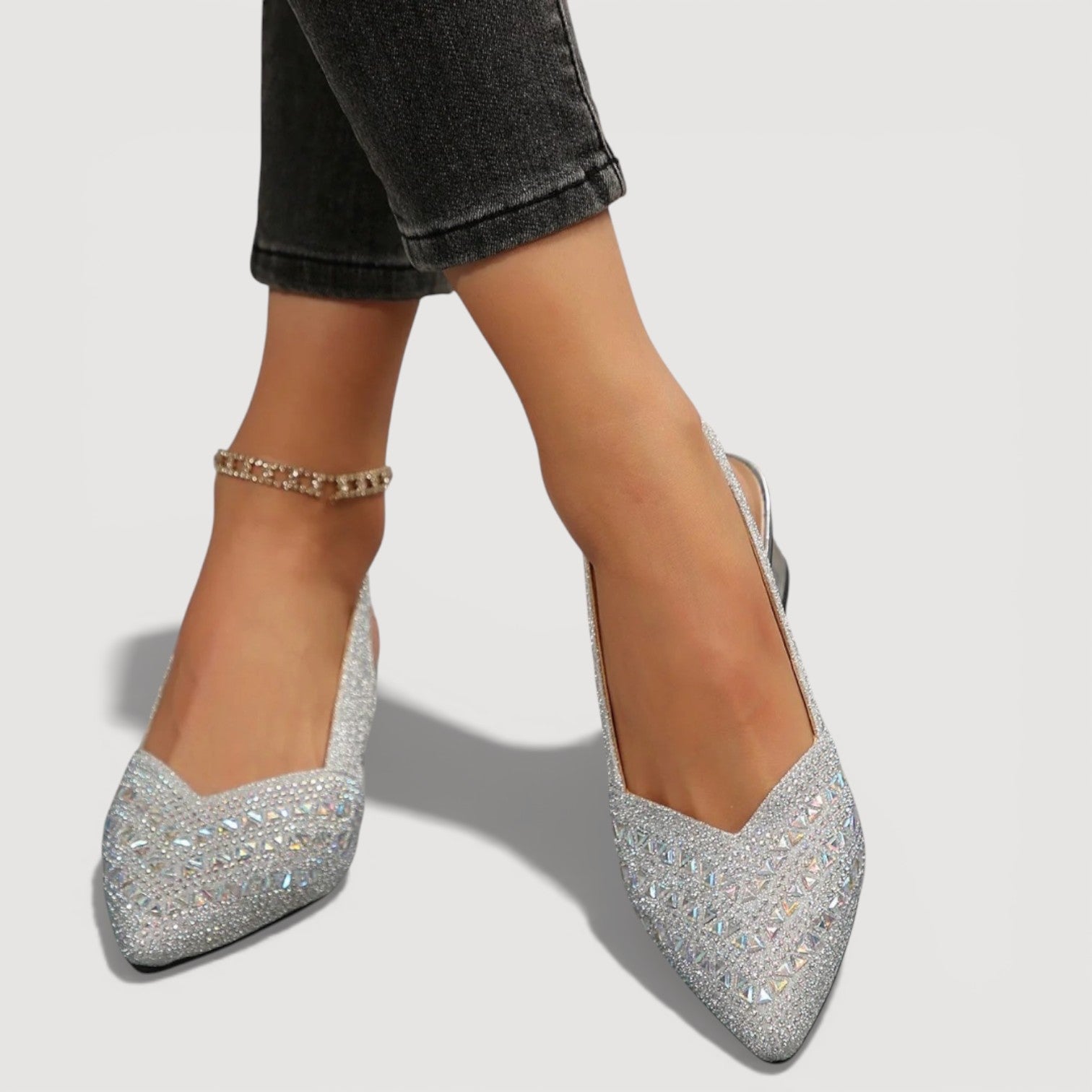 Diana | Sparkling Slingback Pumps