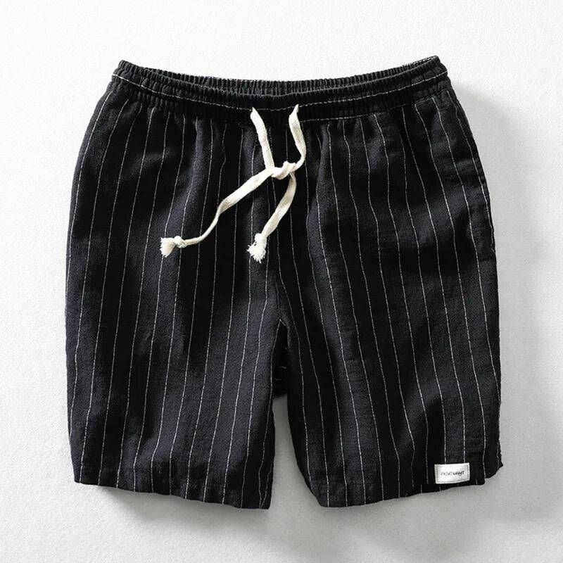 Ethan | Men's Casual Cotton-Linen Blend Shorts