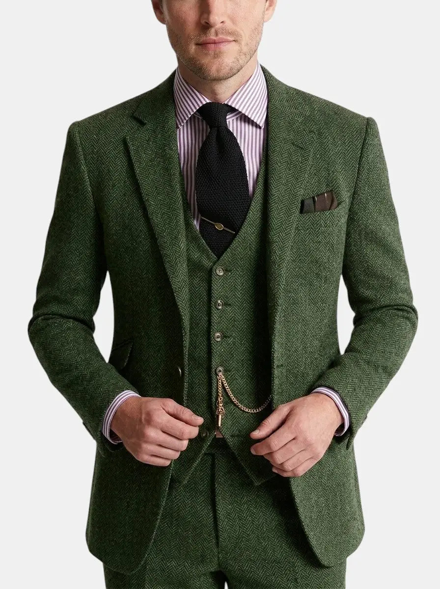 Freddie | Men's Slim Fit Vintage 3-Piece Suit