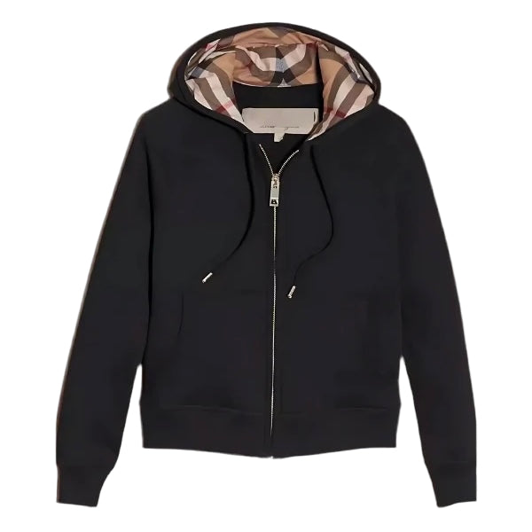 Chequered Zip Hoodie