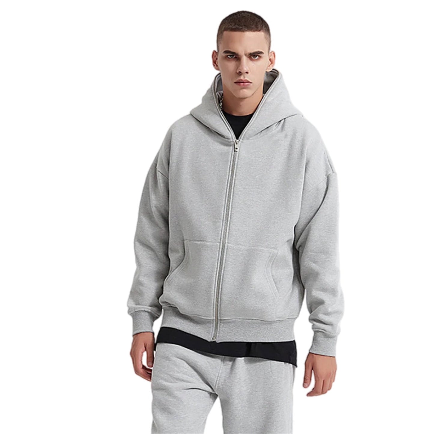 BLACK CLOUD Zip Up Retro