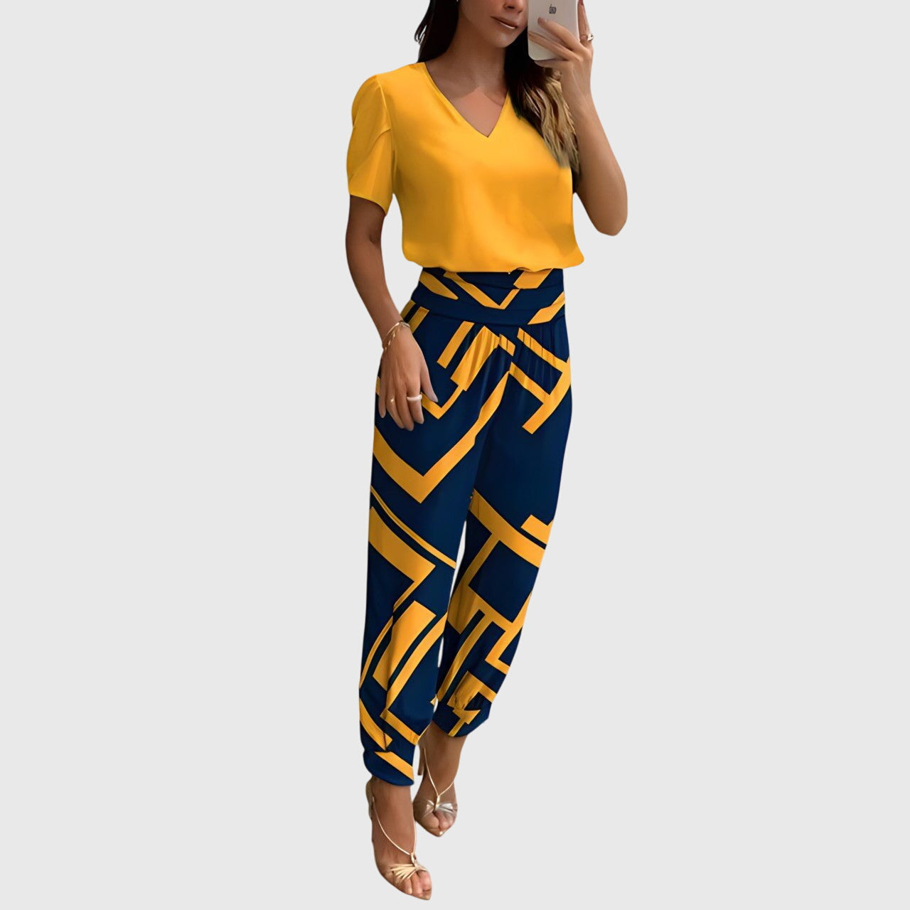Jasmine | Women's Set Lightweight Blouse and Pants