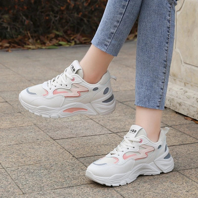 Kara | Women's Chunky Multicolor Streetwear Sneakers