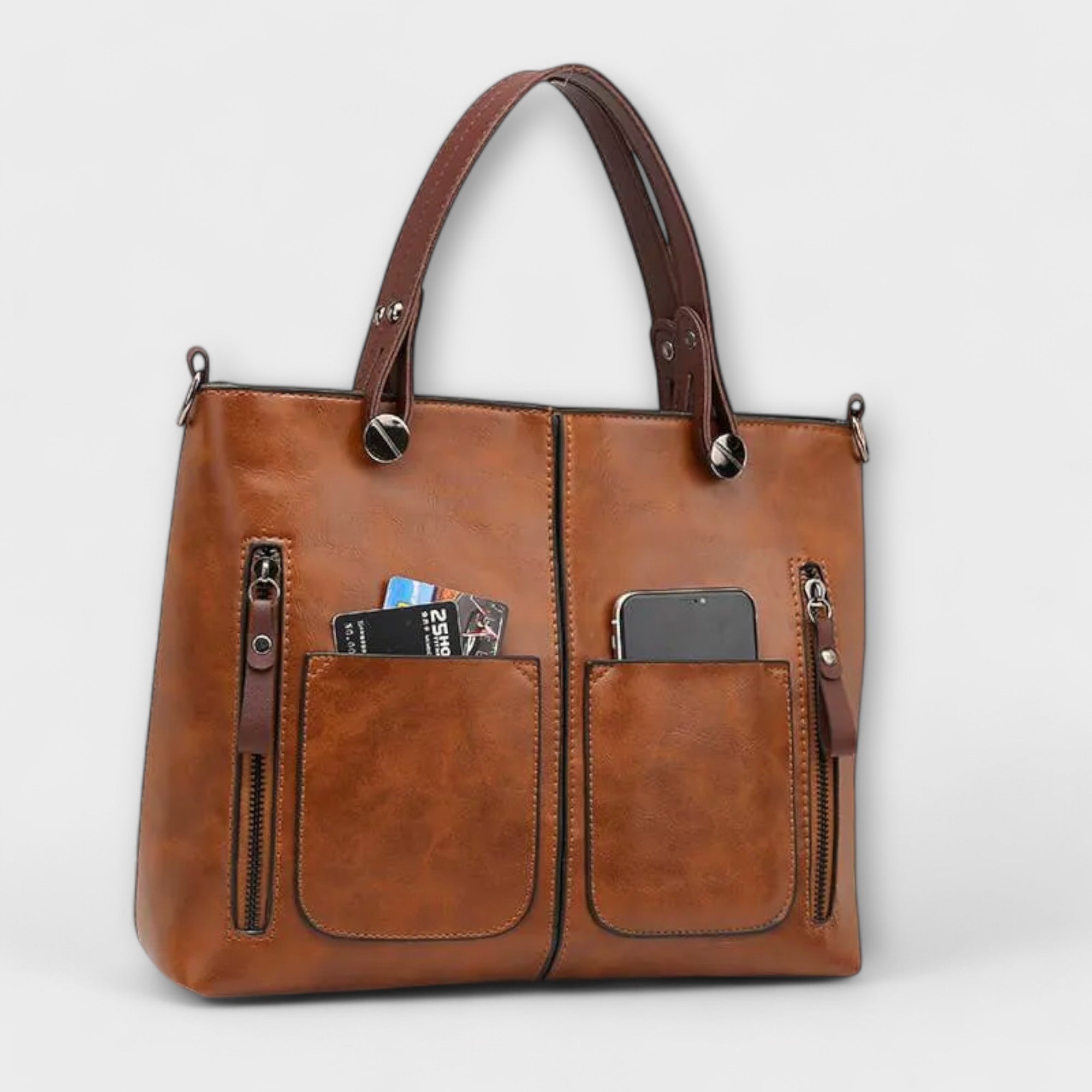 Lora Collection | Leather Tote Bag with Spacious Design | Versatile Style for Any Occasion