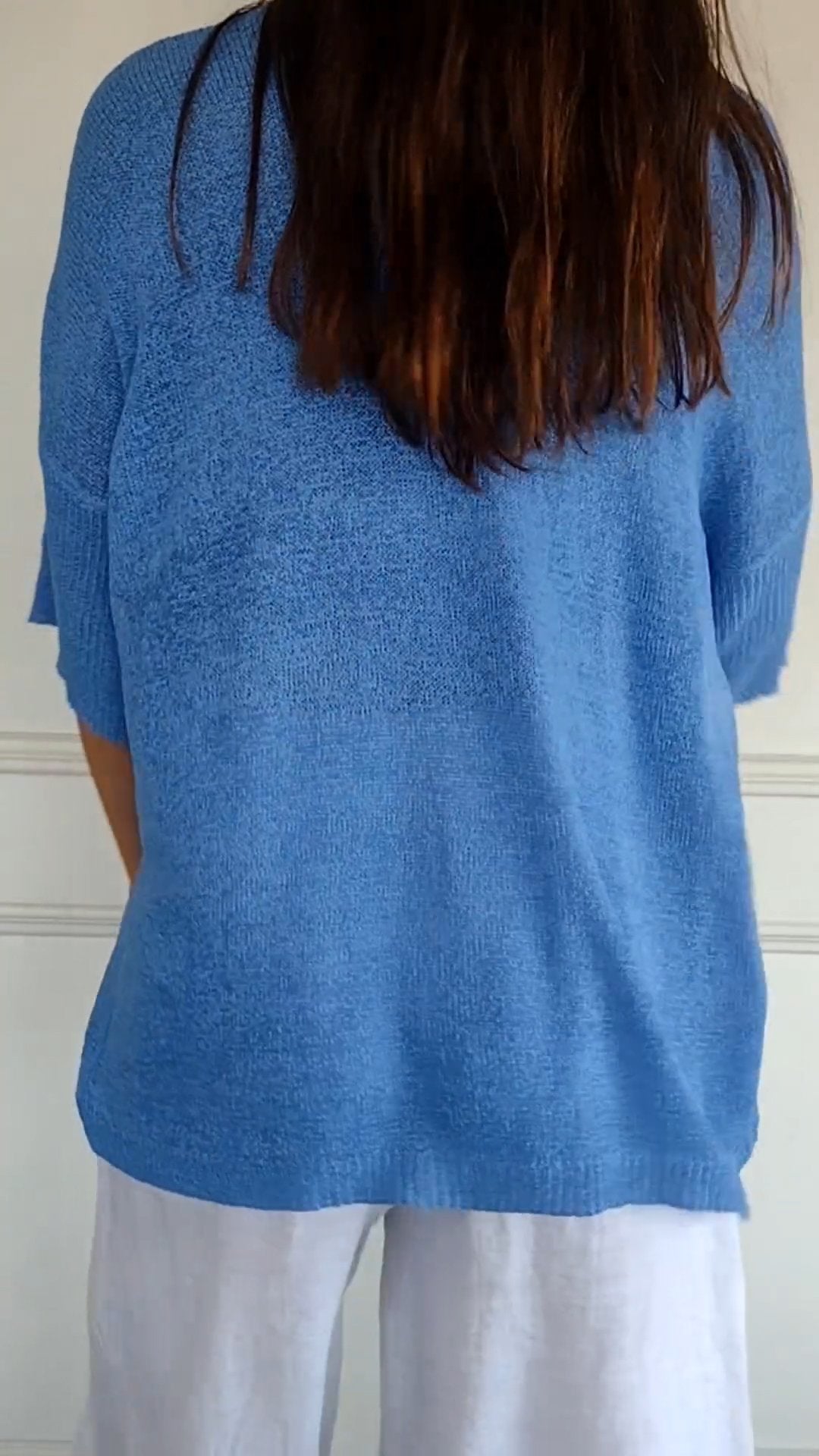 Knit Top Women - Breathable V-Neck Knit Top