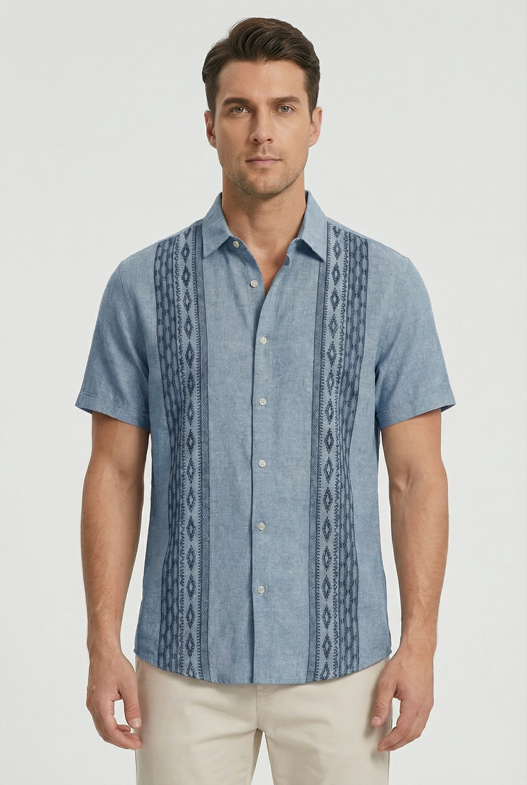 Matthew | Men's Casual Floral Print Short Sleeve Shirt