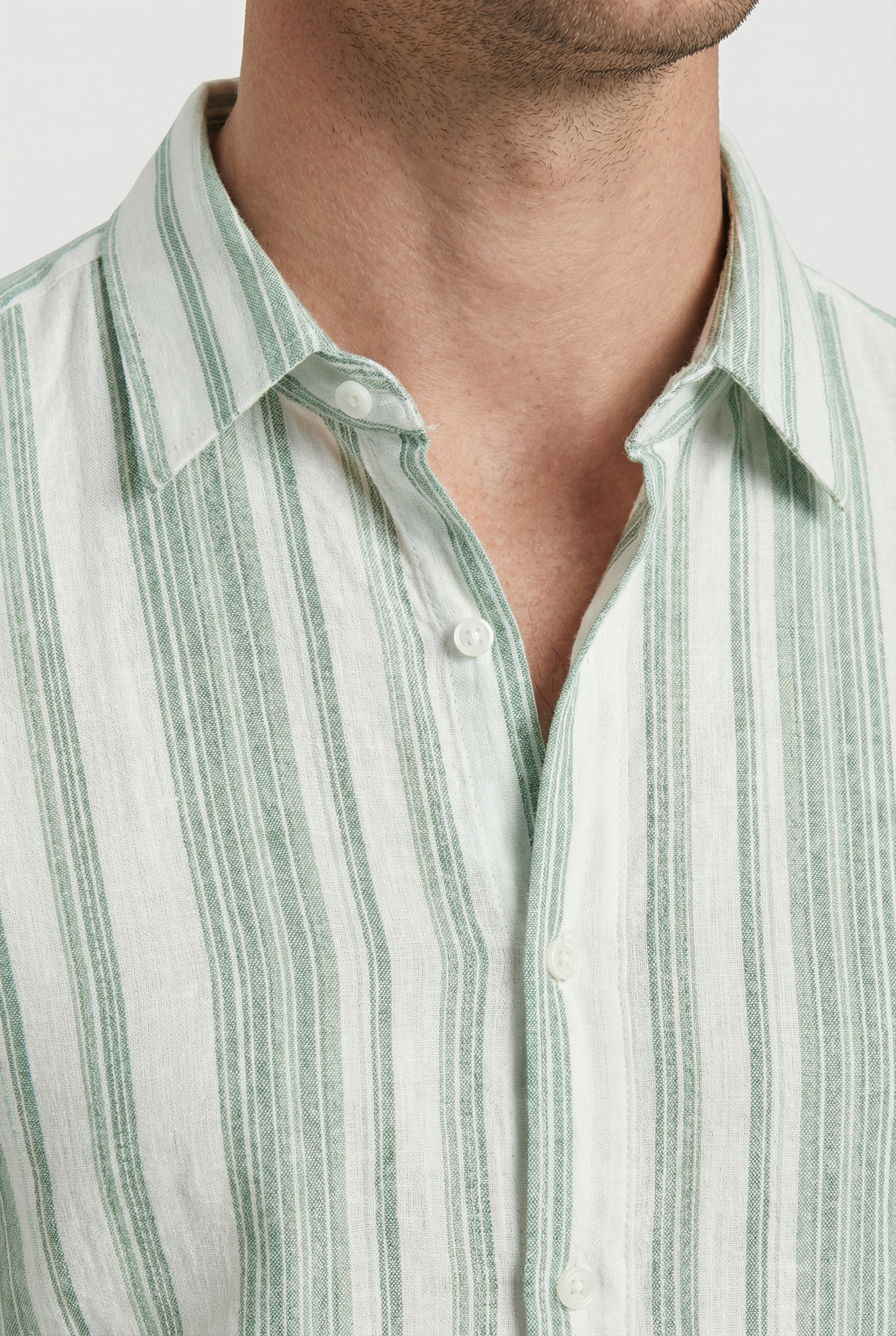 Ollie | Men's Cotton Short Sleeve Striped Shirt