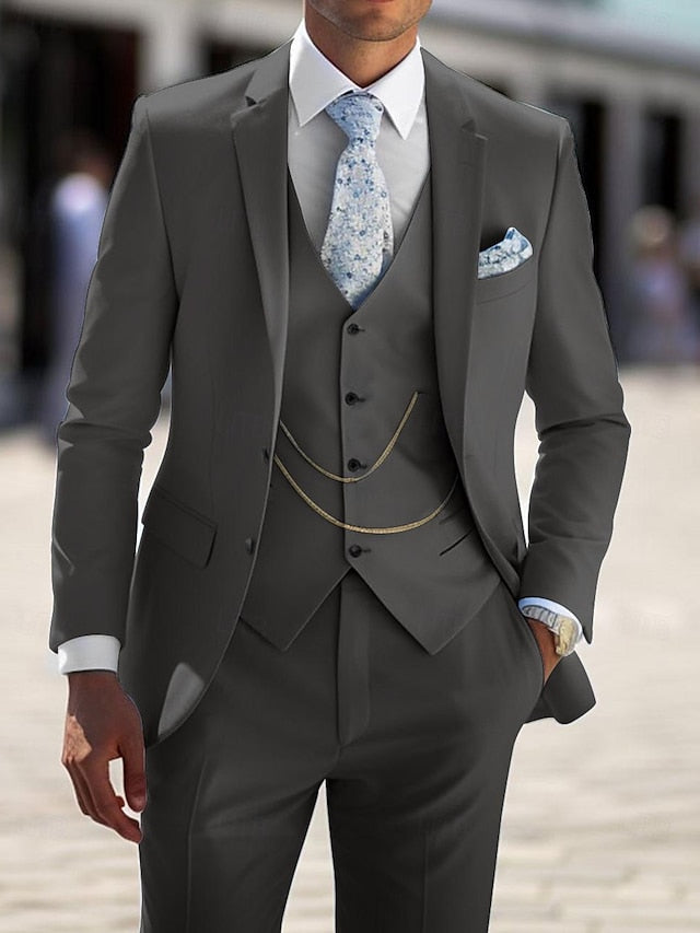 Edward | Men's Wedding Suit Tailored Fit 3-Piece