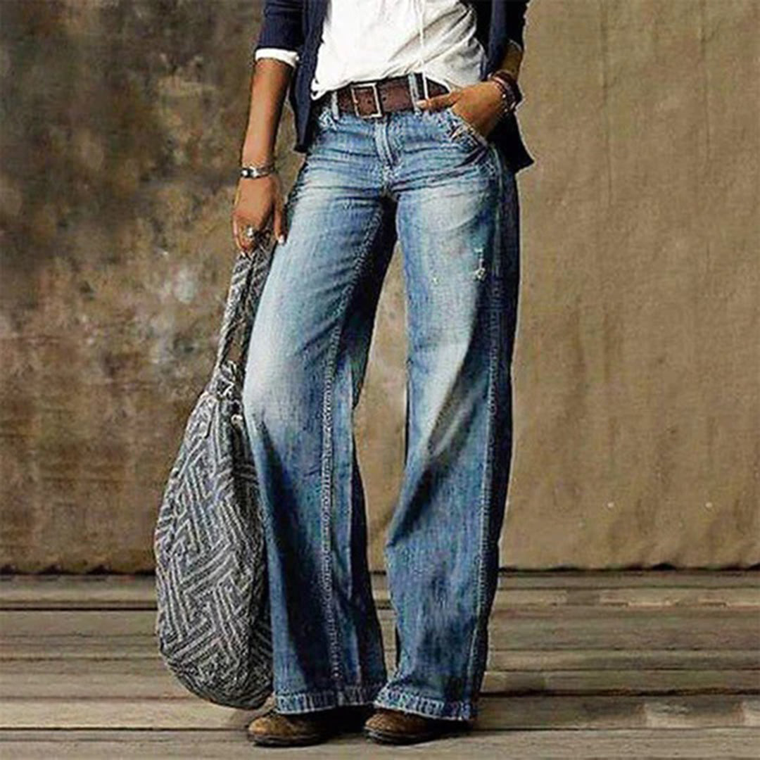 Sarah | Relaxed Vintage Wide-Leg Jeans
