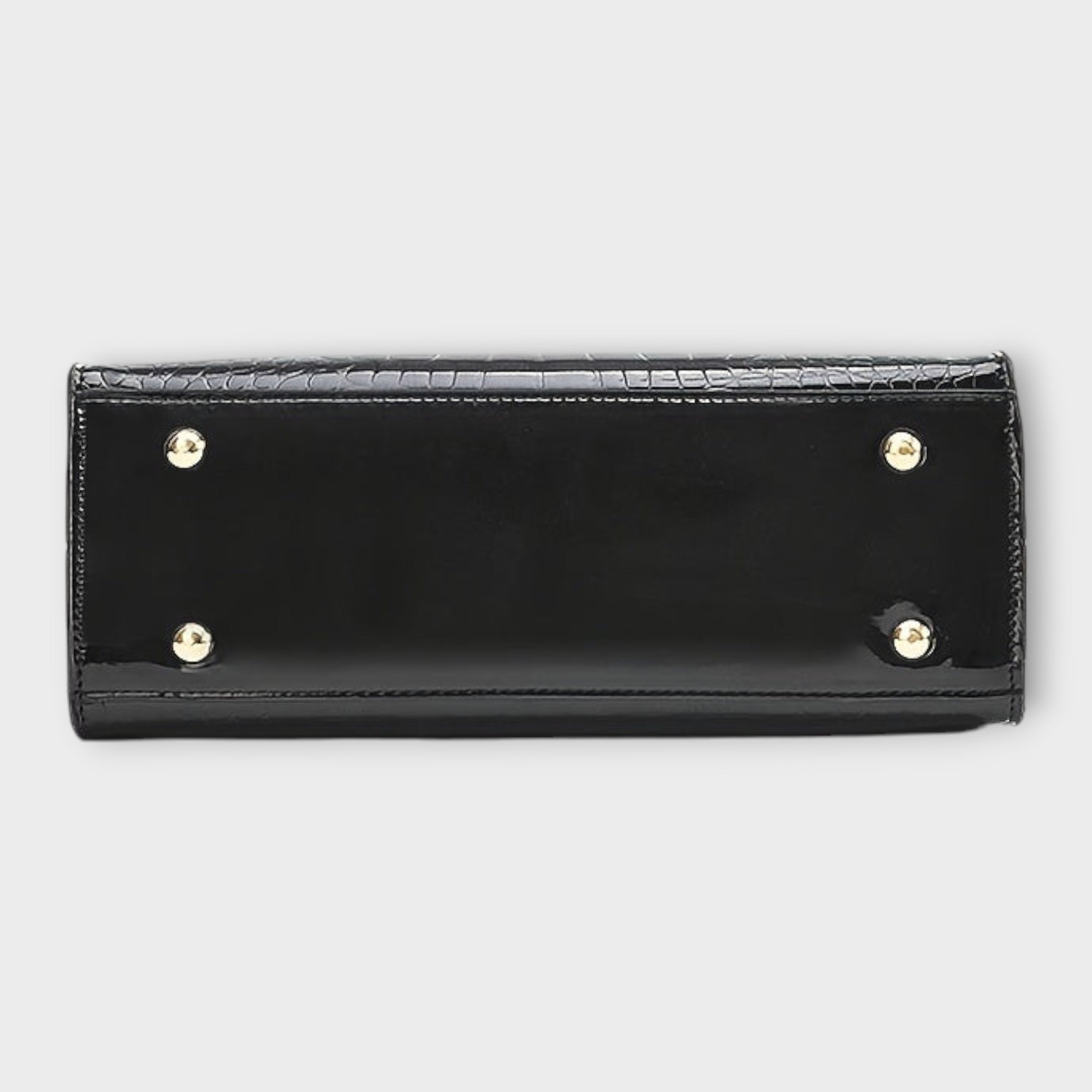 Olivia Collection | Handbag with Glossy Crocodile Pattern & Spacious Interior | Elegant Accessory for Modern Women