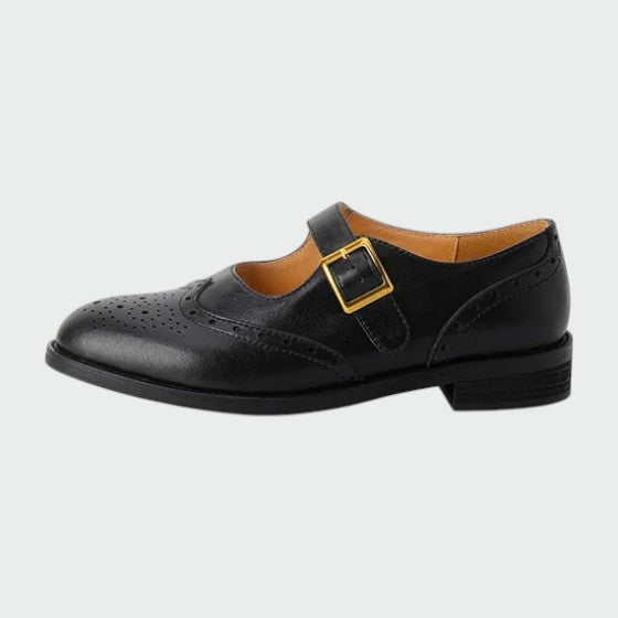 Olivia | Women's Leather Oxford Mary Jane Shoes
