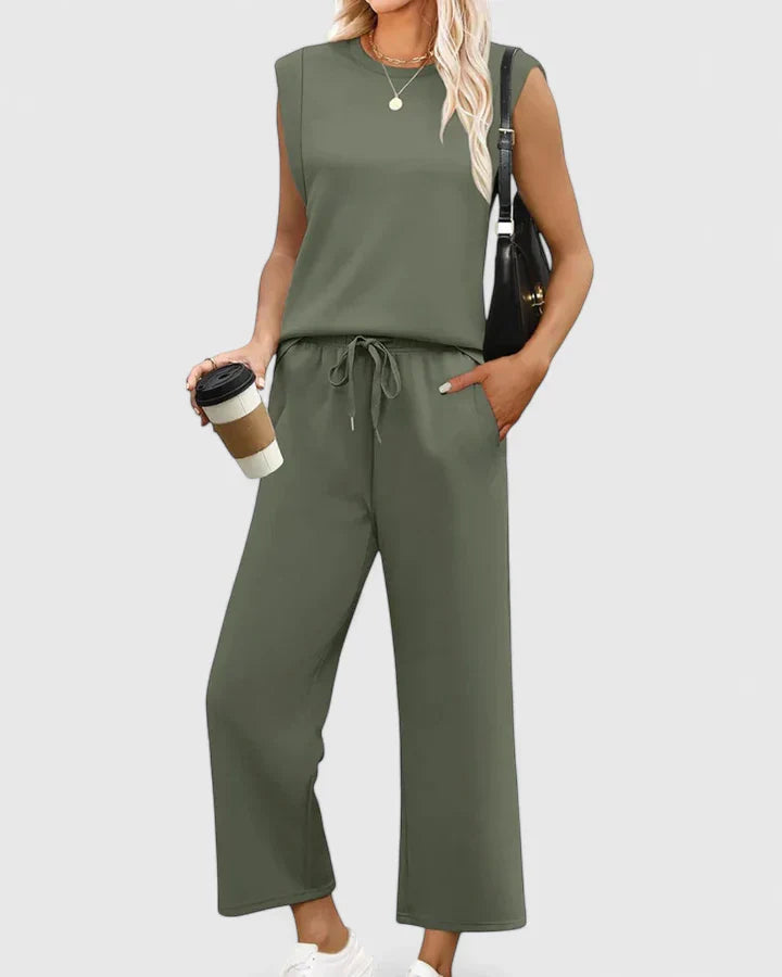 Olivia | Women's Loungewear Two-Piece Set with Pockets