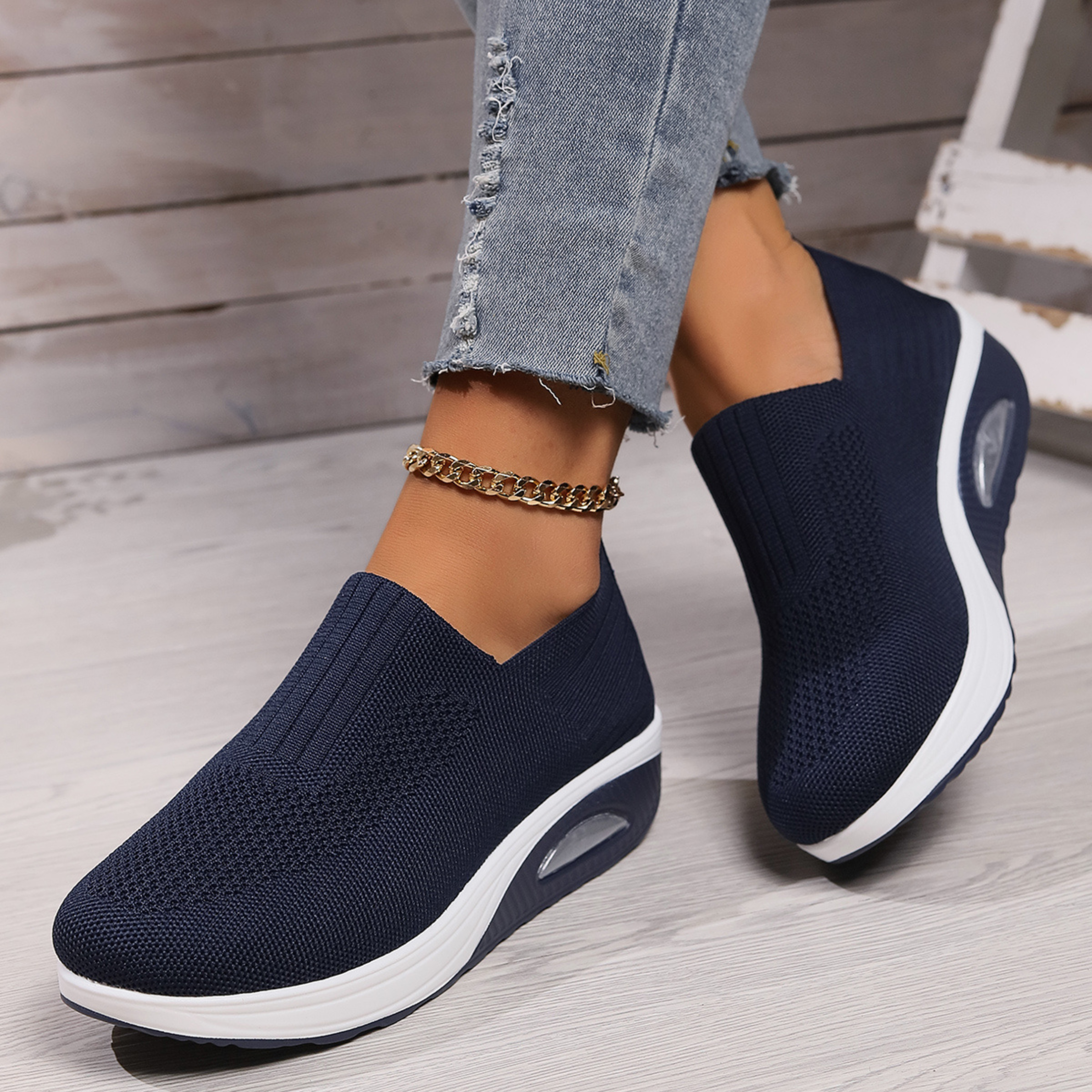 Josephine | Cushioned Slip-On Sneakers