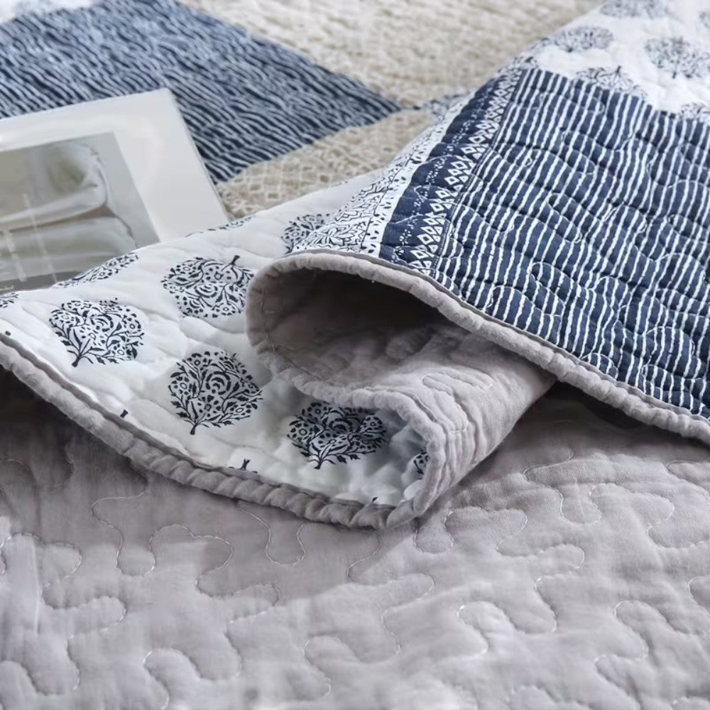 Plaid Patchwork Coverlet