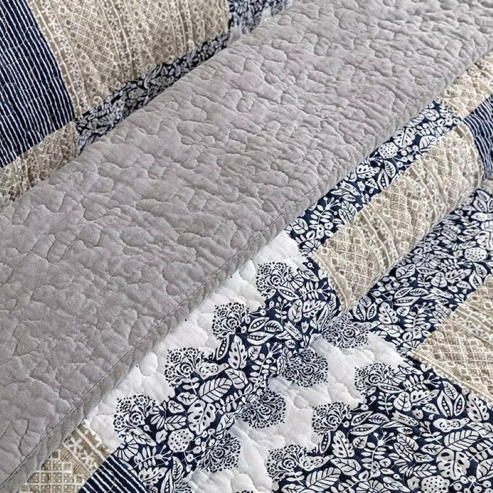 Plaid Patchwork Coverlet