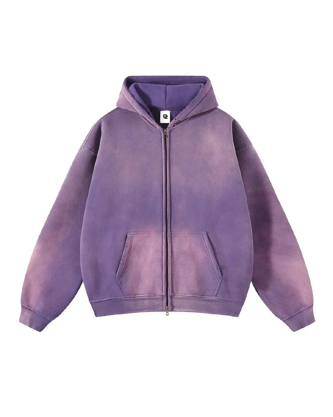 GRADIANT CARDIGAN CLOUD loose zipper