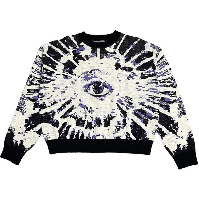 KNITTED BLACK CLOUD Pullover