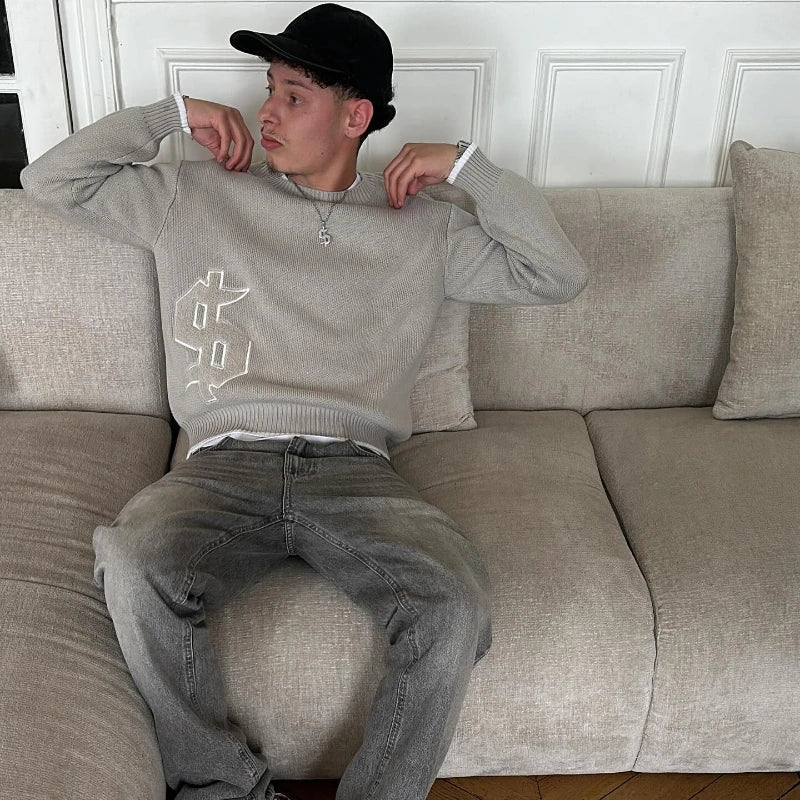 CA$H GRAY CLOUD Pullover