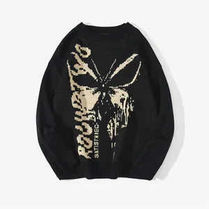 KNITTED BLACK CLOUD Pullover