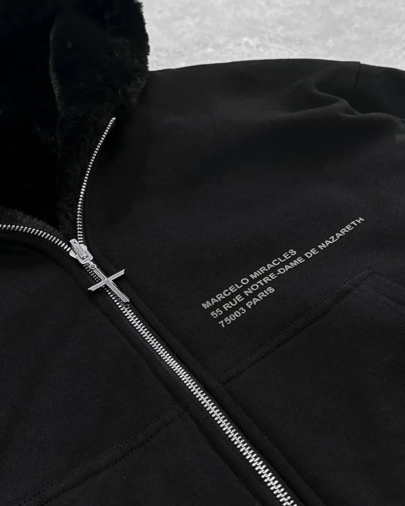 LEOPARD CLOUD Two Side Zip Up