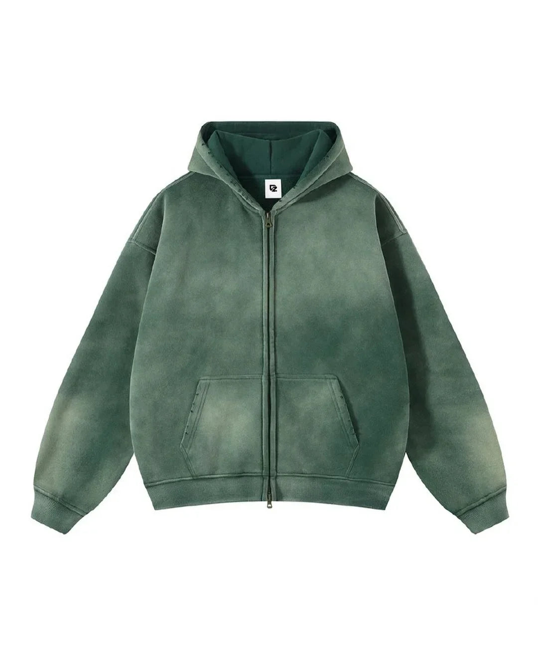 GRADIANT CARDIGAN CLOUD loose zipper
