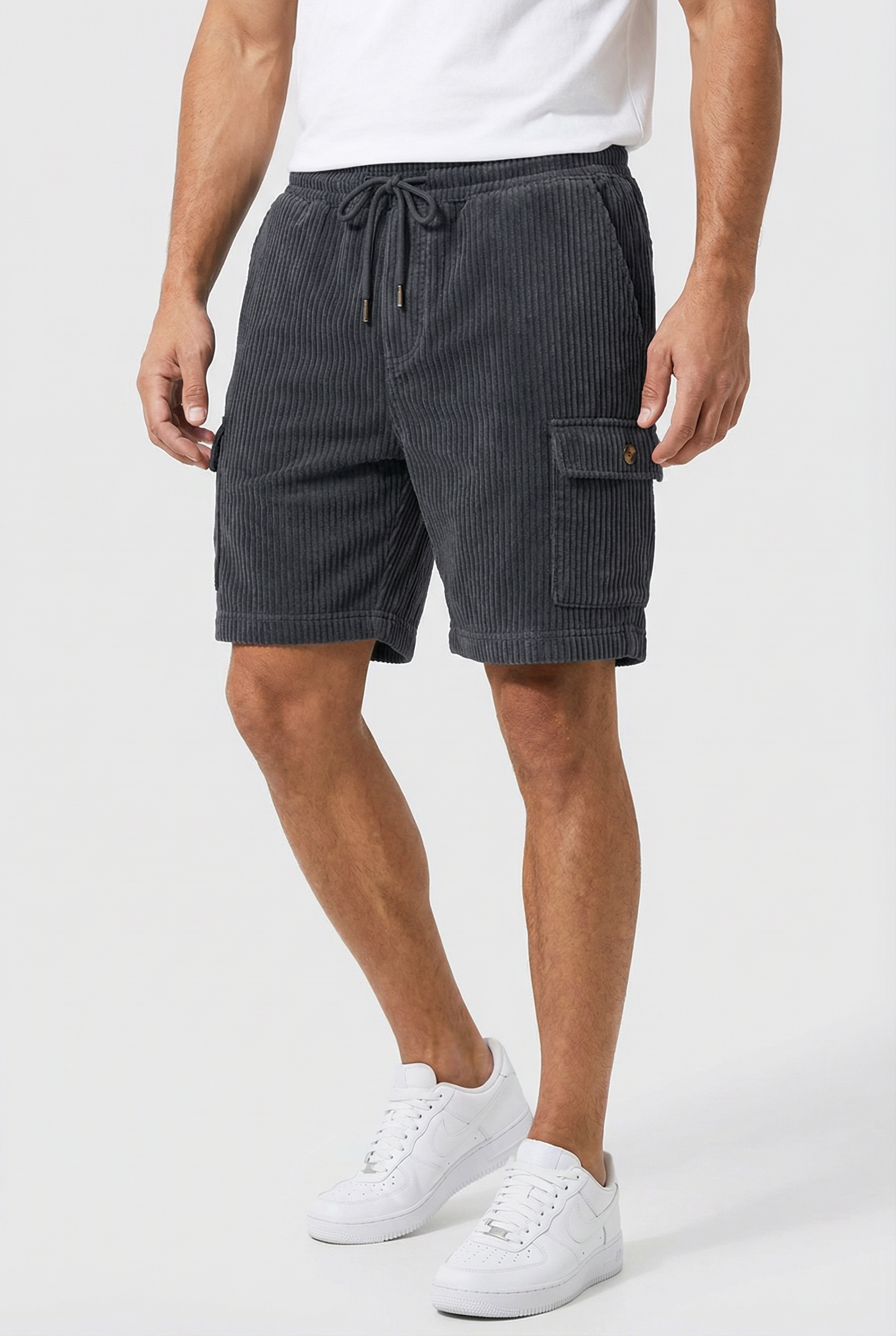 Thomas | Men's Casual Tooling Detail Shorts