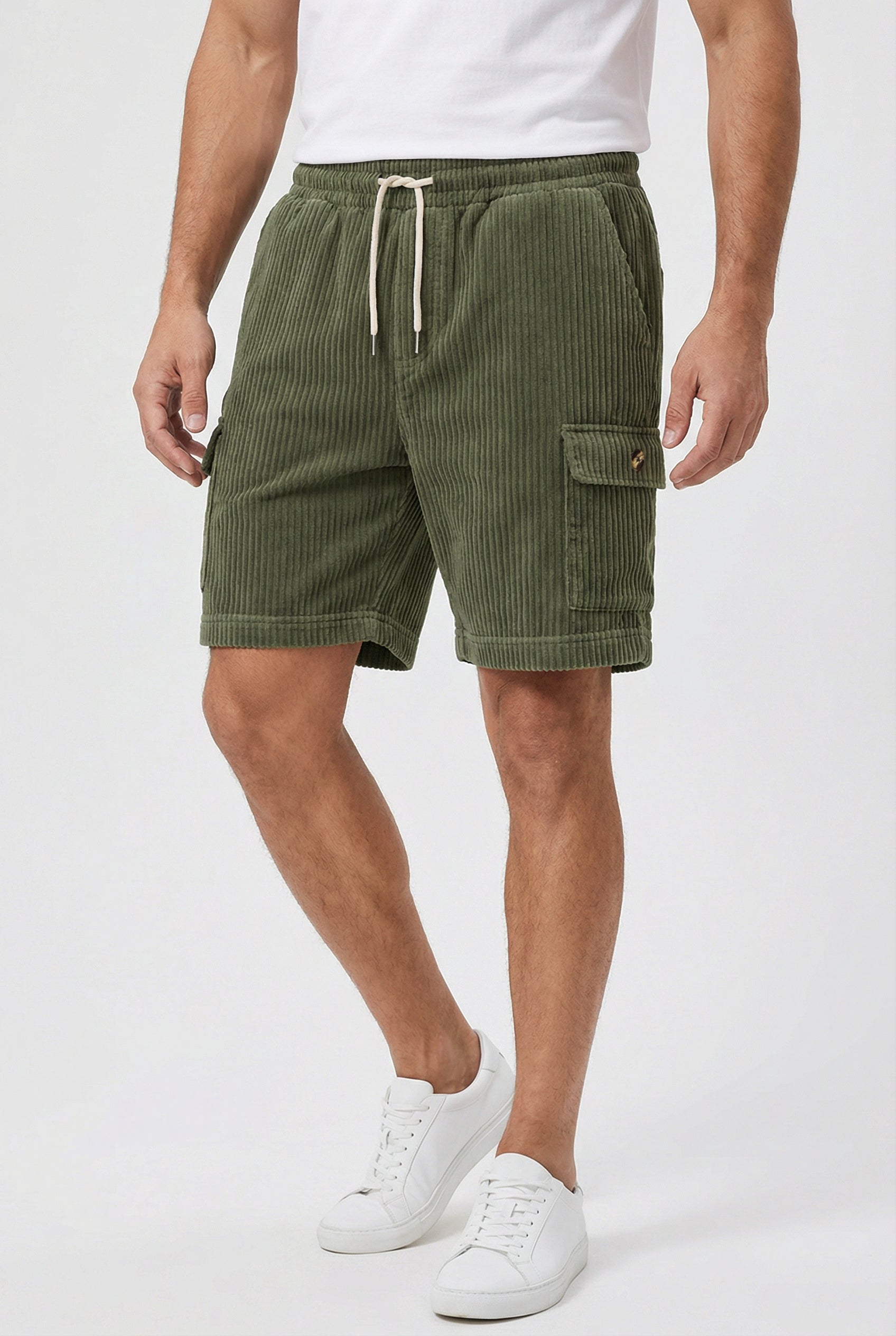Thomas | Men's Casual Tooling Detail Shorts