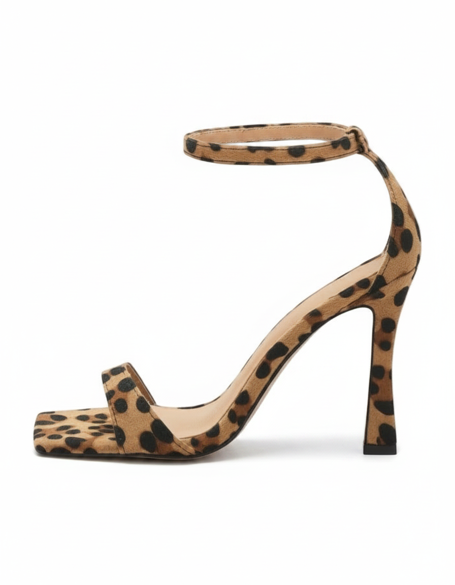 Evalisse Open Toe Block Heel Pumps