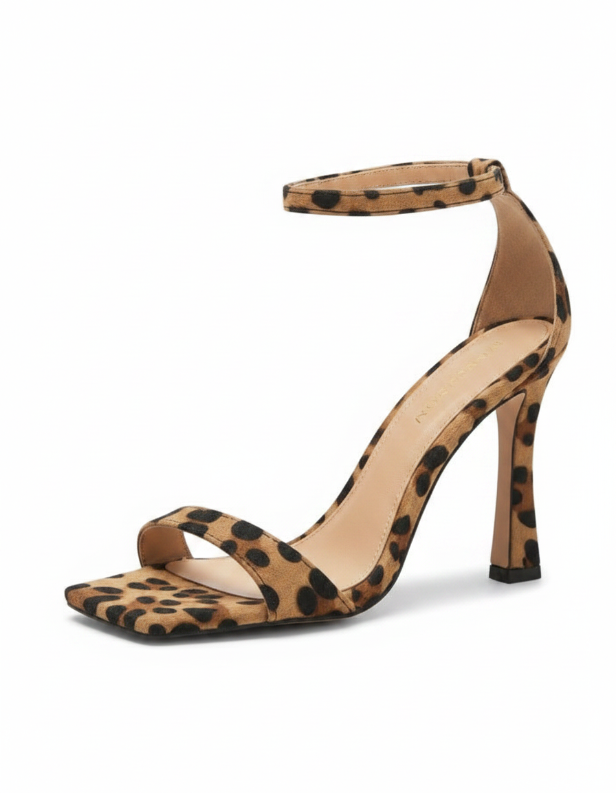 Evalisse Open Toe Block Heel Pumps