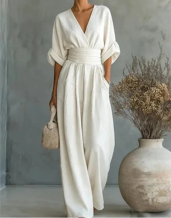 Genevieve | Elegant Wide-Leg Jumpsuit
