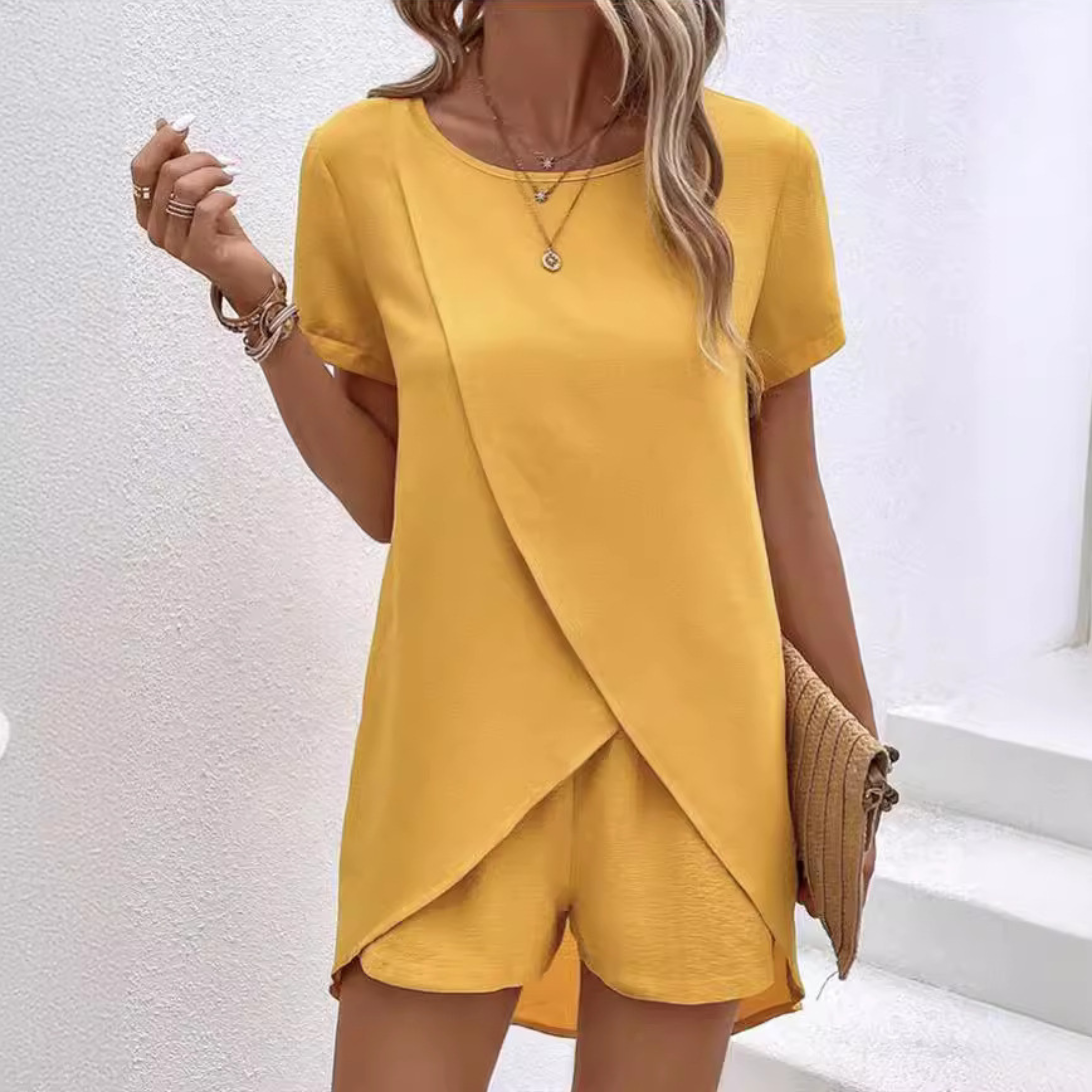 Cleora | Elegant Summer Co-ord Lounge Set