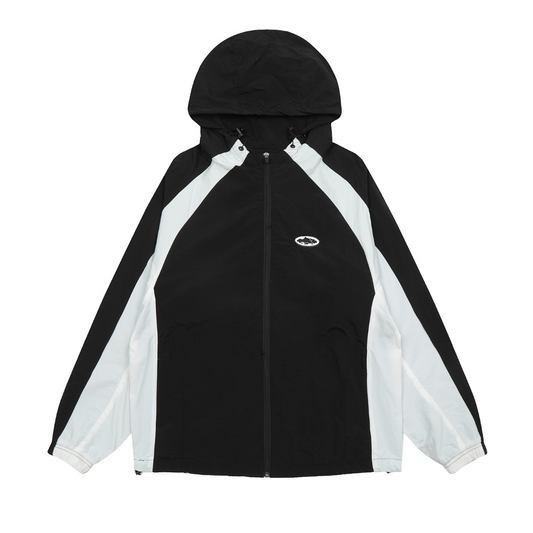 Crtz Black Windbreaker