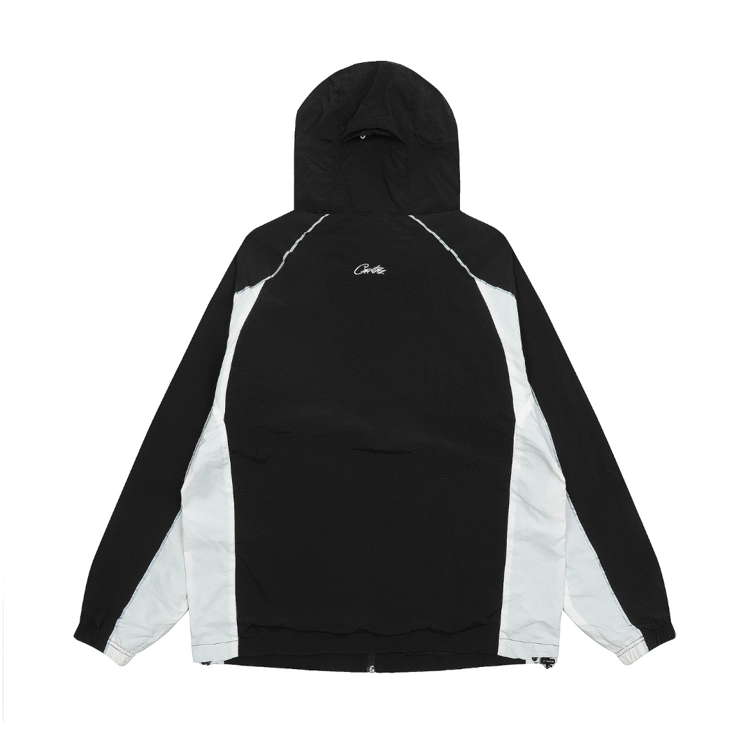 Crtz Black Windbreaker