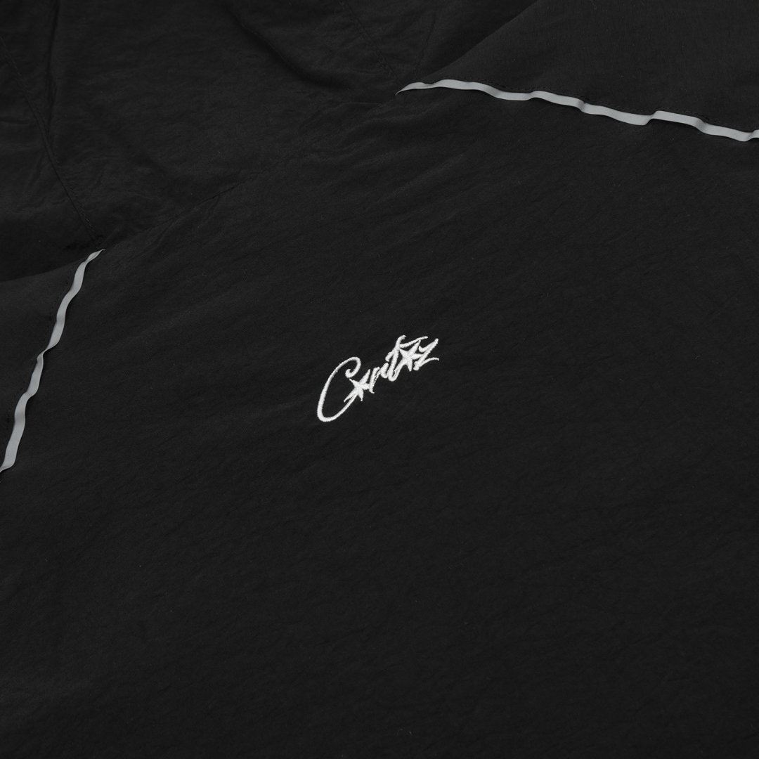 Crtz Black Windbreaker