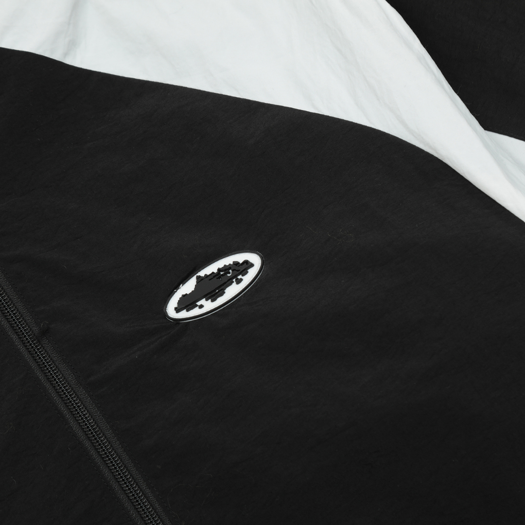 Crtz Black Windbreaker