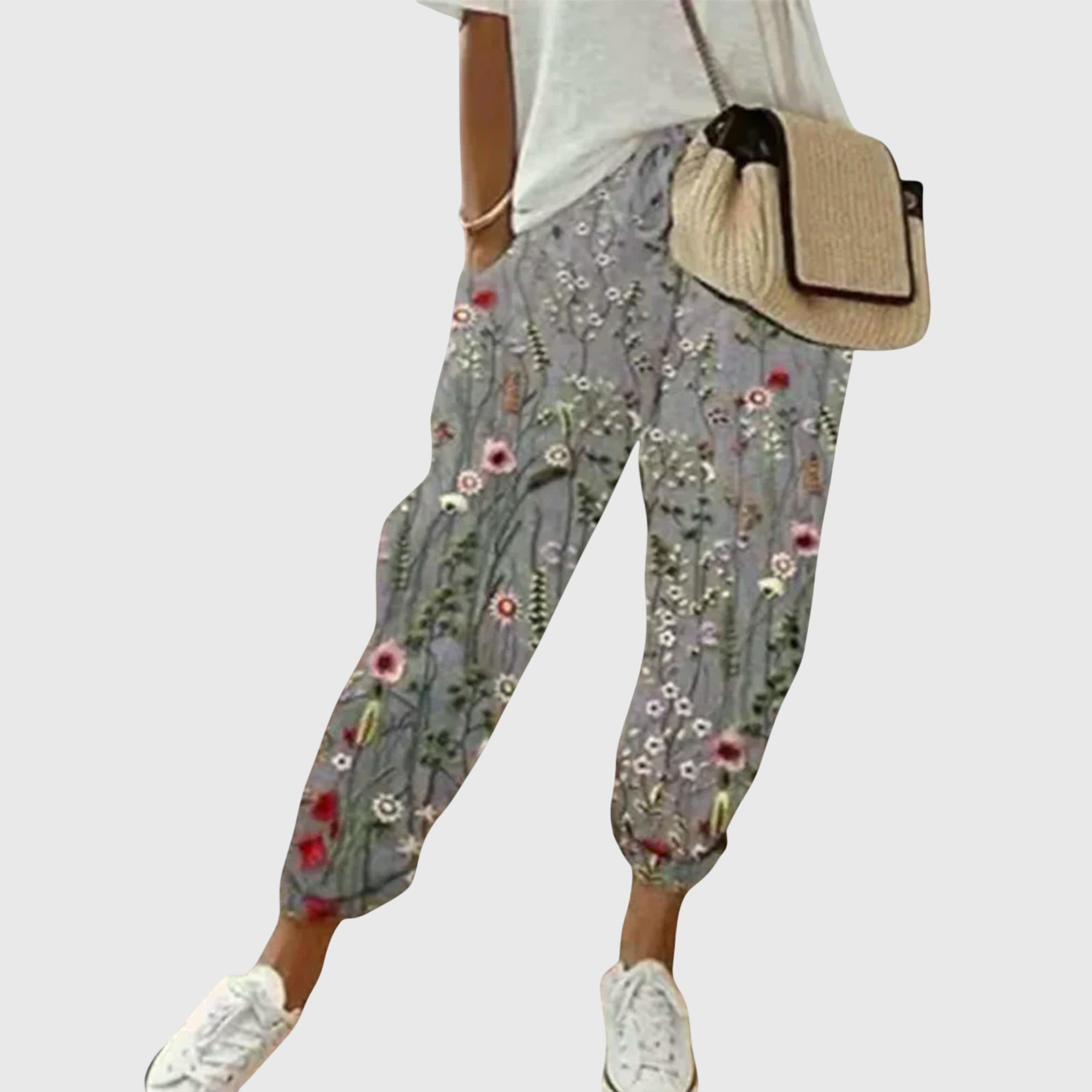 Valerie | Women's Cotton Casual Relaxed Fit Pants