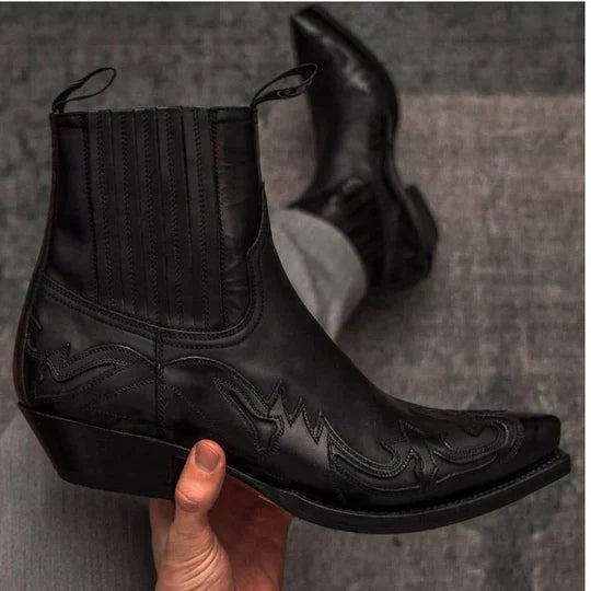 Brandon | Men's Cowboy Boots with Vintage Stitching