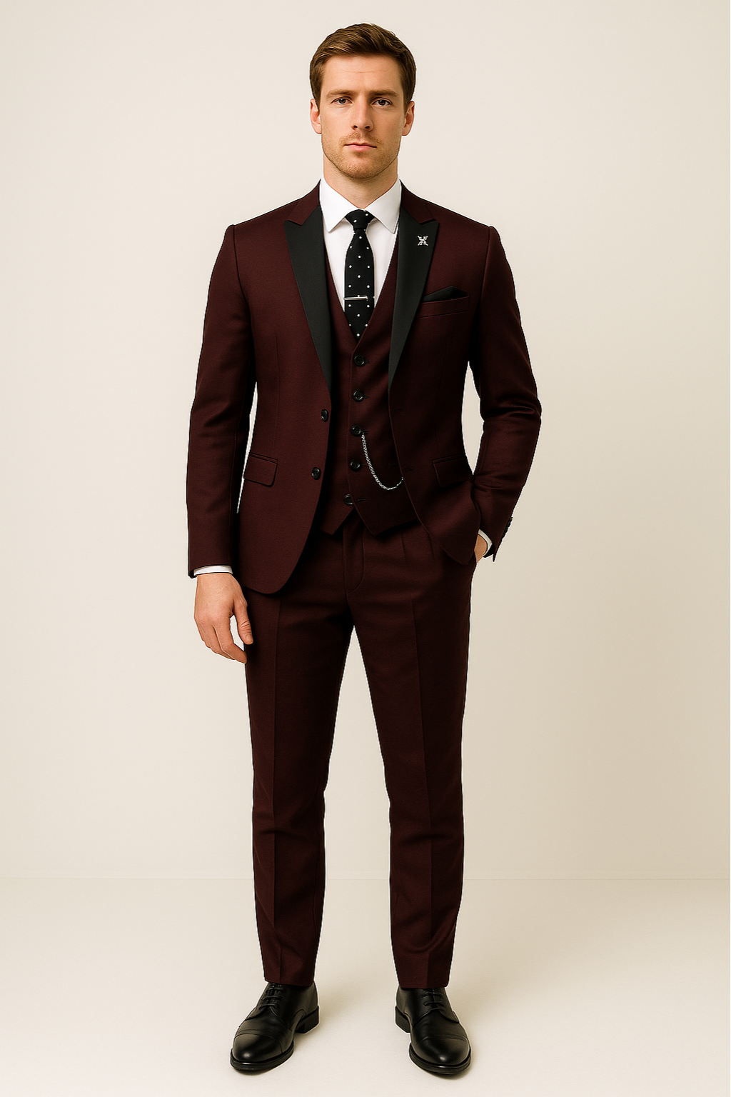Noah | Men's Wedding Suit Three Piece Set