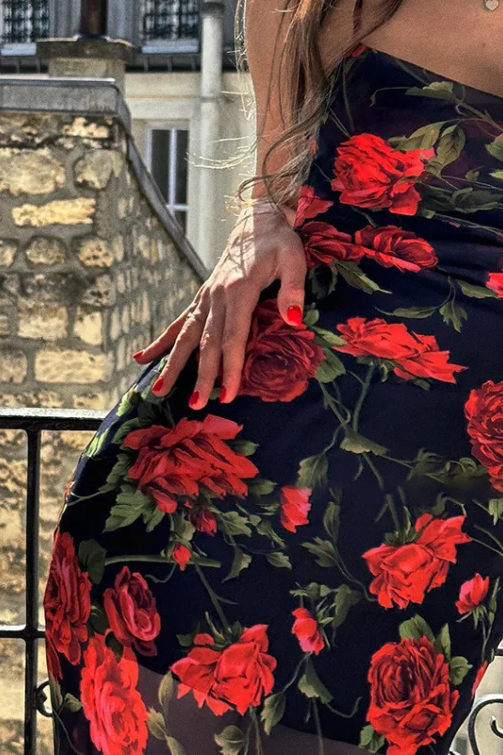 Nala | Women's Floral Spaghetti Strap Maxi Dress
