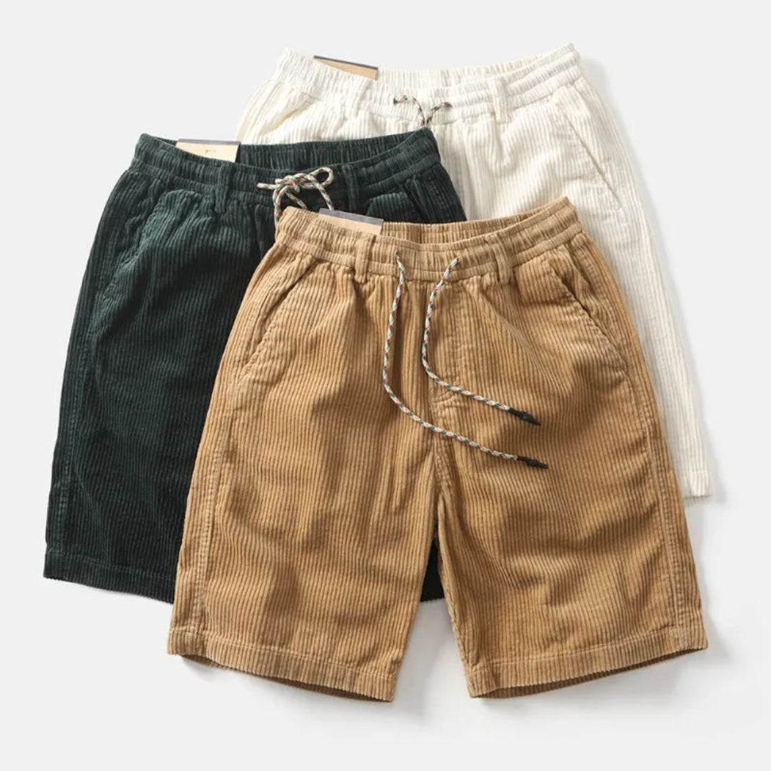 Grant | Men's Casual Corduroy Shorts with Pockets